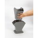 Plastia Samozavlažovací vertikální květináč Tree šedá, 31,3 x 77,3 cm - thumb (13)