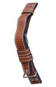 Kožený řemínek Biatec | Světlehnědý Navigator z bůvolí kůže - 20 mm - Bez spony - thumb (5)