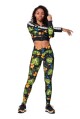 Dámské legíny Nebbia Ocean Selected High-waist performance leggings 567 jungle green S - thumb (2)