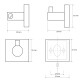 SAPHO XQ203 X-Square háček, stříbrná - thumb (1)
