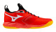Pánská sálová obuv Mizuno  WAVE DIMENSION Radiant Red/White/Carrot Curl  EUR 40 - thumb (2)
