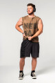 Pánské šortky Nebbia  Washed-off Gym Sweatshorts NO BS Black M - thumb (3)