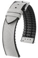 Řemínek Hirsch Arne - šedý - 18 mm - M – Střední délka - 16 mm - Stříbrná - thumb (0)
