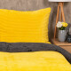 4Home Povlečení mikroflanel Stripe žlutá, 140 x 200 cm, 70 x 90 cm - thumb (2)