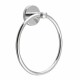 AQUALINE SB106 Samba držák ručníků kruh, stříbrná - thumb (0)