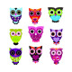 Samolepicí dekorace Owls, 30 x 30 cm - thumb (0)