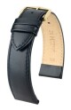 Řemínek Hirsch Osiris (NO QR) - černý - 16 mm - M – Střední délka - 14 mm - Zlatá - thumb (1)