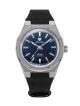 Nivada Grenchen F77 Titanium Dark Blue Aventurine - Canvas Velcro Strap - thumb (2)