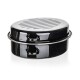 Banquet 2dílný oválný smaltovaný pekáč CULINARIA Black, 38 cm - thumb (3)