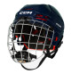 Hokejová helma CCM Tacks 70 Combo Navy Žák (youth) - thumb (3)