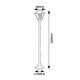 Rabalux 7150 venkovní sloupek Paravento, antracit - thumb (6)