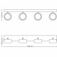 Philips 8720169174801 bodové LED svítidlo Bracia, bílá, 4x 5,5 W 4x550lm 2700K IP20 - thumb (2)