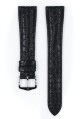 Řemínek Hirsch Regent - černý, mat - 17 mm - M – Střední délka - 14 mm - Zlatá - thumb (2)