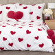 4Home Bavlněné povlečení Red Hearts, 160 x 200 cm, 70 x 80 cm - thumb (3)