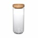 4Home Skleněná dóza na potraviny s víkem Bamboo Style, 1000 ml, 1000 ml - thumb (4)