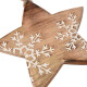 4Home Dekorace z mangového dřeva Snowflake Star, 20 cm - thumb (1)