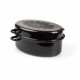Banquet 2dílný oválný smaltovaný pekáč CULINARIA Black, 38 cm - thumb (0)