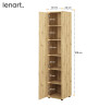 Dig-net nábytek Policová skříň Lenart BED CONCEPT BC-21 | dub artisan - thumb (5)