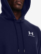 Pánská mikina Under Armour  Essential Fleece Hoodie-NVY S - thumb (2)