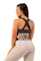 Dámská podprsenka Nebbia  Medium Impact Cross Back Sports Bra 410 brown M - thumb (2)
