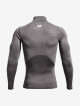 Under Armour ColdGear Armour Compression Mock LS Charcoal light heather - thumb (3)