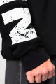 Pánská mikina Nebbia  Oversized Pullover Hoodie NO BS Black L - thumb (2)