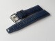 Kožený řemínek Vostok Europe Croco pro GAZ 14 Limousine - 23 mm/modrý/lesklá spona - thumb (1)