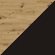 ARTBm Komoda AURA 4D | dub artisan/černý mat - thumb (5)