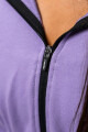 Dámská mikina Nebbia ICONIC Cropped Zip-Up Hoodie purple XS - thumb (1)