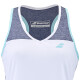 Babolat Play Tank Top Woman White Blue Heather - thumb (2)