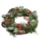 Vánoční zdobený věnec Milano, 28 cm - thumb (1)