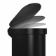 Simplehuman Oválný pedálový koš s nerezovým rámečkem Slim 45 l, černá - thumb (4)