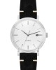 Řemínek Hirsch Serro - černý - 19 mm - L – Standardní délka (doporučujeme) - 16 mm - Stříbrná - thumb (3)