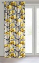 ArtFir Závěs VENICE P | žluté květy 140 x 270 cm - thumb (2)