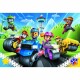 Puzzle Tlapková patrola na motorkách/Paw patrol 100 dílků 41x27,5cm v krabici 29x19x4cm - thumb (0)