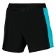 Pánské šortky Mizuno Alpha 5.5 Short Black/Algiers Blue - thumb (1)