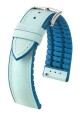 Řemínek Hirsch Lindsey - světle modrý - 20 mm - M – Střední délka - 18 mm - Stříbrná - thumb (0)
