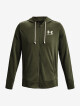 Pánská mikina Under Armour  Rival Terry LC FZ-GRN L - thumb (4)