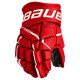 Hokejové rukavice Bauer Supreme MACH Red Junior 11 palců - thumb (0)