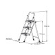 Lamart LT8097 schůdky Eurostep, 3 stupně - thumb (1)