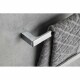 GEDY PI218013 Pirenei držák ručníků 80 x 6,6 cm, stříbrná - thumb (1)
