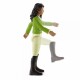 Schleich 42542 Černovláska Sarah s pohyblivými klouby na koni Mystery - thumb (2)