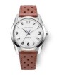 Nivada Grenchen Antarctic 35 mm - White Luminova - Brown Racing Strap - thumb (0)