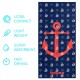 Towee Rychleschnoucí osuška SAILOR NEW, 70 x 140 cm - thumb (4)