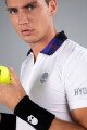 Pánské tričko Hydrogen  Tartan Zipped Tech Polo White (Purple/Black) L - thumb (1)