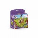 Schleich 42542 Černovláska Sarah s pohyblivými klouby na koni Mystery - thumb (3)