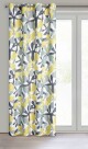 ArtFir Závěs DORIN K | grafické květiny 140 x 250 cm - thumb (1)