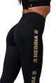 Dámské legíny Nebbia Intense Leggings Gold Classic 801 black XS - thumb (4)