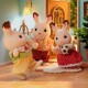 Sylvanian Families Rodina "chocolate" králíků, nová - thumb (2)