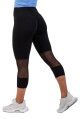 Dámské legíny Nebbia  High-Waist ¾ Length Sporty Leggings 406 black XS - thumb (2)